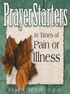 cover image of PrayerStarters in Times of Pain or Illness